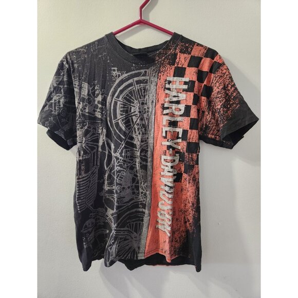 Harley-Davidson Red Rock T-Shirt Black Medium Pre-Owned - Picture 1 of 8